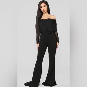 Fashion Nova Kendall Ruched Jumpsuit